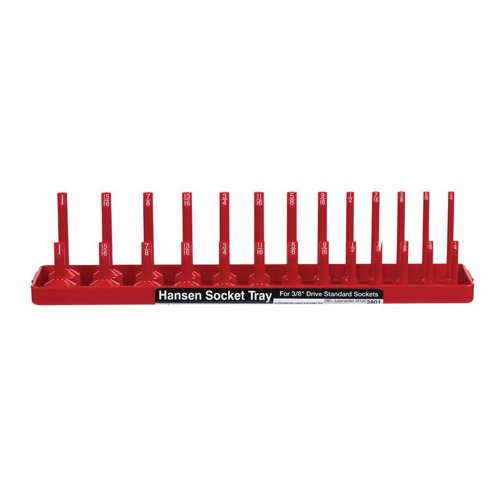 Hansen Global 13.25 in. L X 3/8 in. drive SAE Socket Tray 1 pc