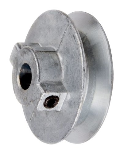 Chicago Die Cast 4 in. D X 5/8 in. D Zinc Single V-Grooved Pulley