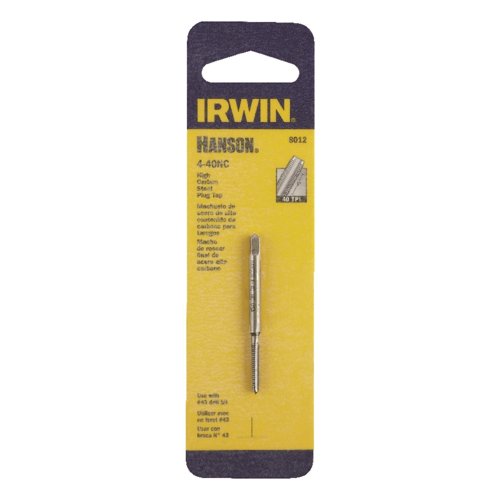Irwin Hanson High Carbon Steel SAE Plug Tap 4-40 1 pc