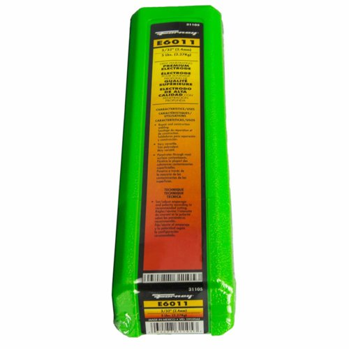 Forney 3/32 in. D X 14.6 in. L E6011 Mild Steel Welding Rods 88000 psi 5 lb 1 pk