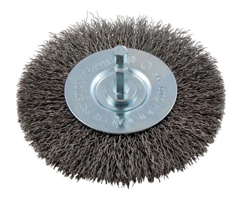 Forney 4 in. Coarse Wire Wheel Brush Metal 6000 rpm 1 pc