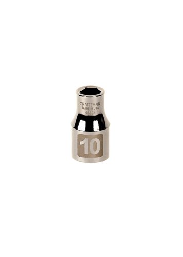 Craftsman 10 mm X 1/2 in. drive Metric 6 Point Standard Socket 1 pc