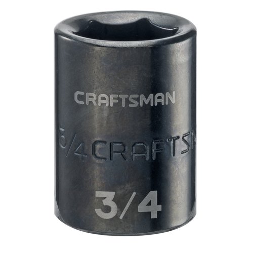 Craftsman 3/4 in. X 1/2 in. drive SAE 6 Point Shallow Impact Socket 1 pc