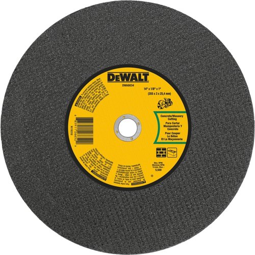 DeWalt High Performance 14 in. D X 1 in. Aluminum Oxide Masonry Cut-Off Wheel 1 pk