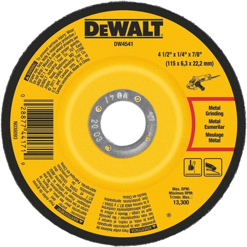 DeWalt 4-1/2 in. D X 7/8 in. Grinding Wheel