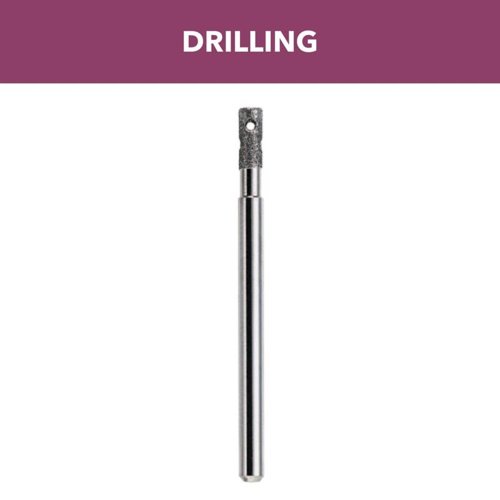 Dremel 1/8 in. X 1.77 in. L Diamond Tipped Drill Bit Straight Shank 1 pc