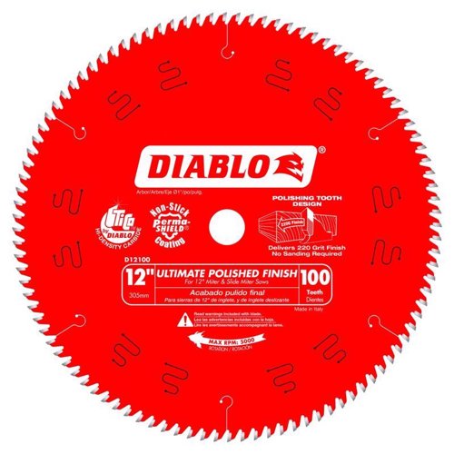 Diablo 12 in. D X 1 in. TiCo Hi-Density Carbide Circular Saw Blade 100 teeth 1 pk