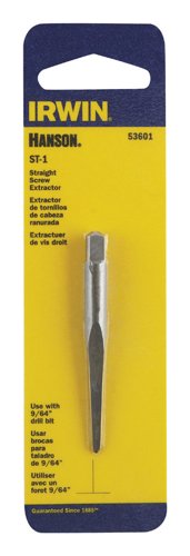 Irwin Hanson 9/64 in. X 9/64 in. D Carbon Steel Straight Screw Extractor 5.4 in. 1 pc