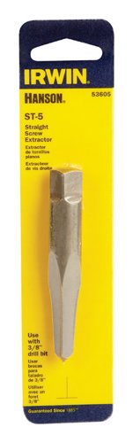 Irwin Hanson 3/8 in. X 3/8 in. D Carbon Steel Straight Screw Extractor 7 in. 1 pc