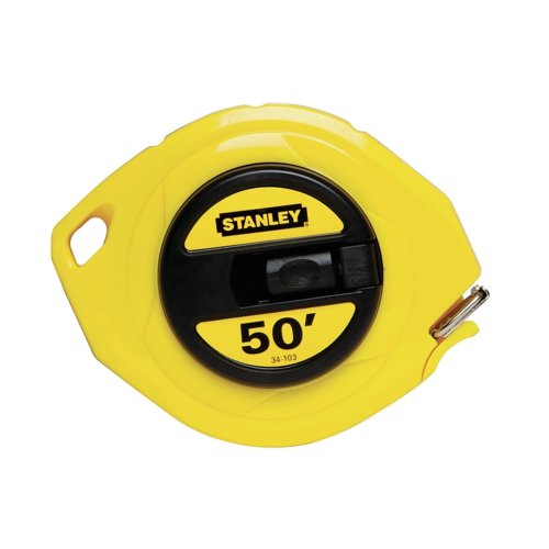 Stanley 50 ft. L X 0.38 in. W Closed Reel Long Tape Measure 1 pk