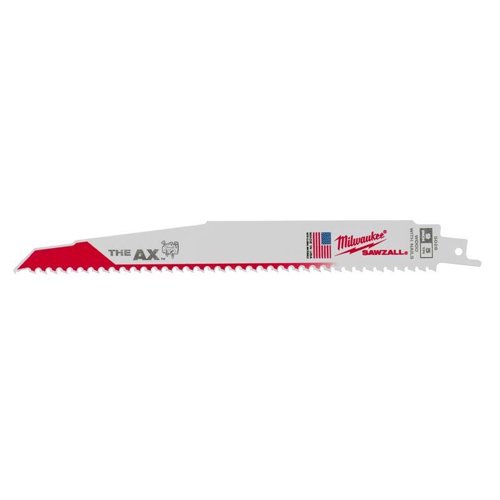 Milwaukee The AX 9 in. Bi-Metal Demo Reciprocating Saw Blade 5 TPI 1 pk