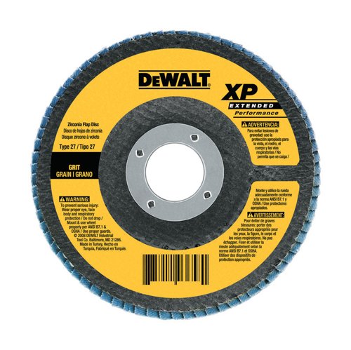 DeWalt 7 in. D X 5/8-11 in. Zirconia Flap Disc 40 Grit 1 pc