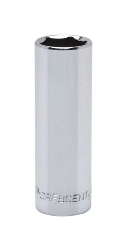 Crescent 7/16 in. X 3/8 in. drive SAE 6 Point Deep Socket 1 pc