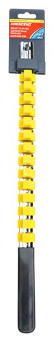 Crescent 17-1/2 in. L X 1/2 in. SAE Socket Rail 15 pc