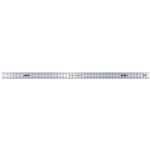 Johnson 48 in. L X 2 in. W Aluminum Heavy Duty Straight Edge SAE