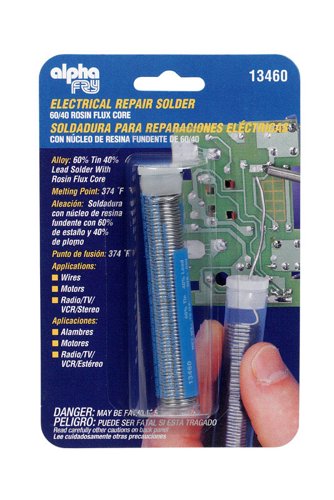 Alpha Fry 3/4 oz Repair Solder 0.05 in. D Tin/Lead 60/40 1 pc