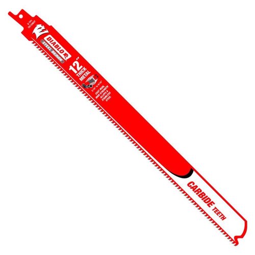 Diablo Steel Demon 12 in. Carbide Reciprocating Saw Blade 8 TPI 1 pc