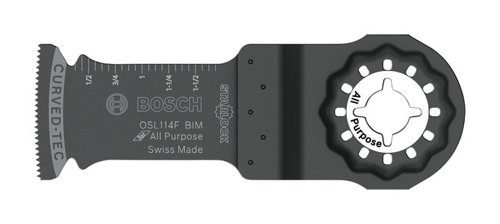 Bosch Starlock 1-1/4 in. X 4 in. L Metal Plunge Blade 3 pk