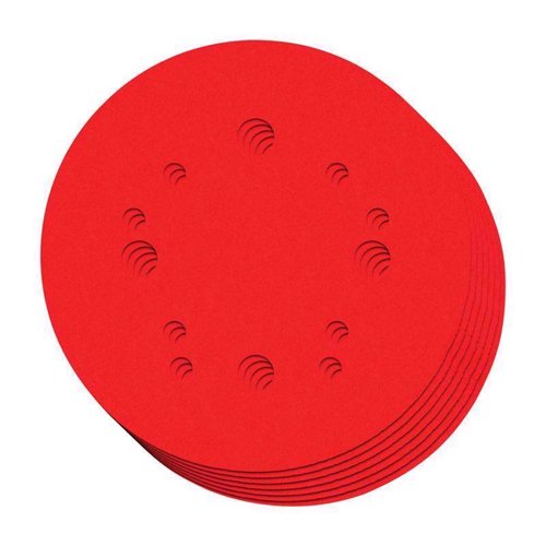 Diablo 5 in. Ceramic Blend Hook and Lock Sanding Disc Assorted Grit Assorted 7 pc
