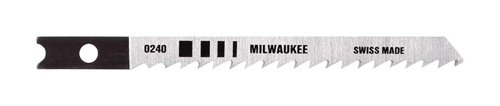 Milwaukee 3-1/8 in. High Carbon Steel U-Shank Wood cutting Jig Saw Blade 8 TPI 5 pk