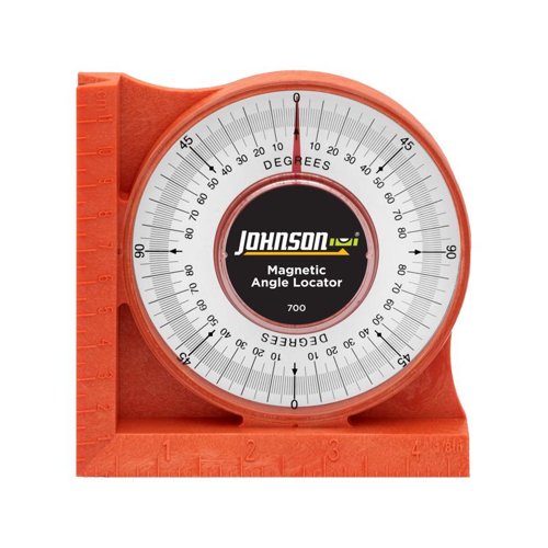 Johnson 4-3/4 in. L X 4-3/4 in. W Angle Finder Orange 1 pc