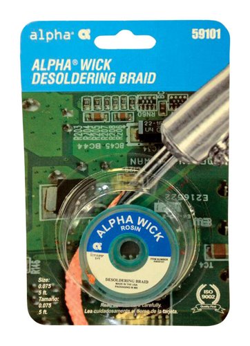 Alpha Fry Wick Desoldering Braid Copper 1 pc