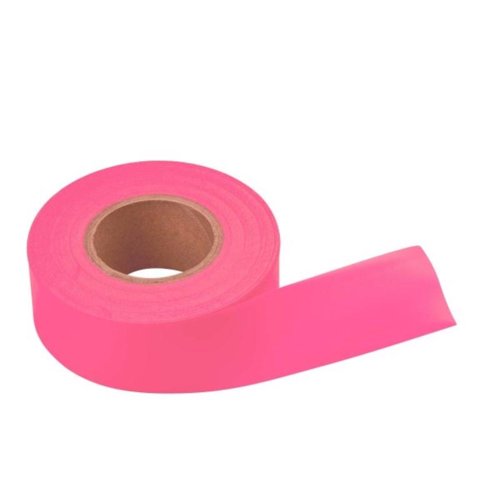 C.H. Hanson 150 ft. L X 1.2 in. W PVC Flagging Tape Fluorescent Pink