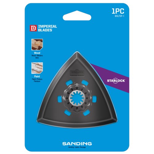 Imperial Blades Starlock Plastic Triangular Oscillating Sanding Pad 1 pk