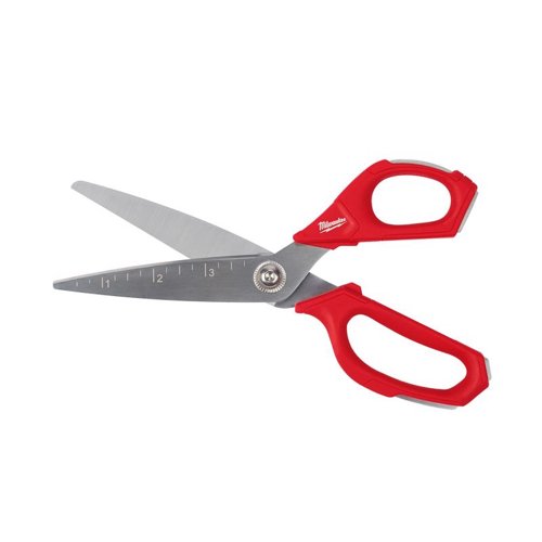 Milwaukee 9 in. Iron Carbide Smooth Straight Jobsite Scissors 1 pc