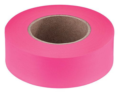 Empire 200 ft. L X 1 in. W Plastic Flagging Tape Pink