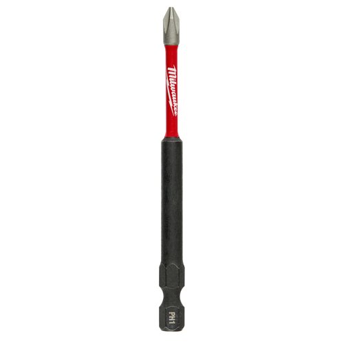 Milwaukee Shockwave Phillips #1 X 3-1/2 in. L Impact Power Bit Steel 1 pc