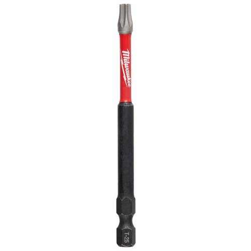 Milwaukee Shockwave Torx T25 X 3-1/2 in. L Impact Power Bit Steel 1 pc