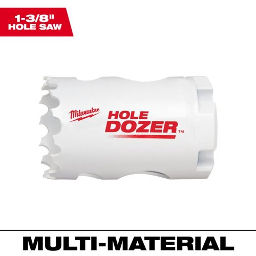 Milwaukee Hole Dozer 1-3/8 in. Bi-Metal 2.18 in. L X 1/4 in. D Hole Saw