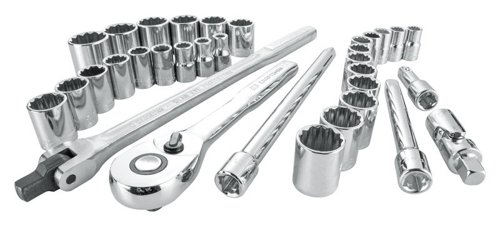 Craftsman 1/2 in. drive Metric and SAE 12 Point Mechanic's Tool Set 33 pc