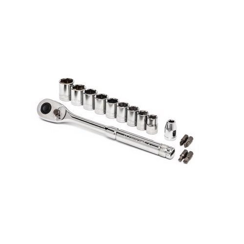 Crescent 3/8 in. X 3/8 in. drive Metric 6 Point Mechanic's Tool Set 15 pc