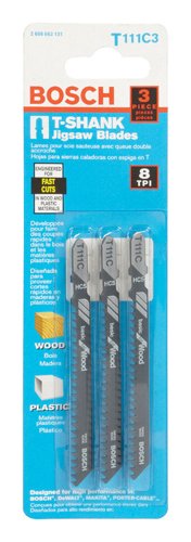 Bosch 4 in. High Carbon Steel T-Shank Side set and milled Jig Saw Blade 8 TPI 3 pk