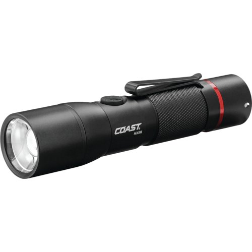 Coast HX5R 340 lm Black LED Rechargeable Flashlight CR123 Battery