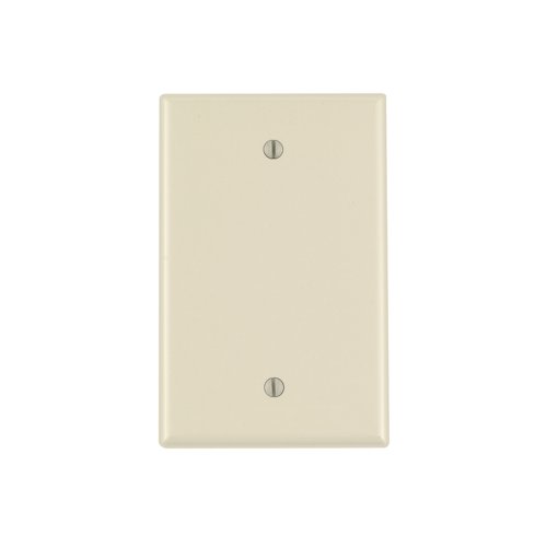 Leviton Ivory 1 gang Nylon Blank Wall Plate 1 pk