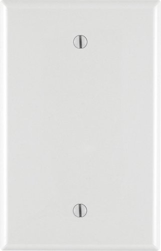 Leviton White 1 gang Nylon Blank Wall Plate 1 pk