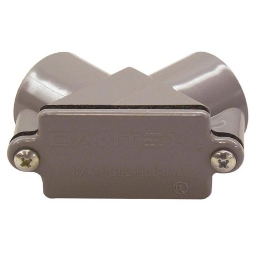 Cantex 3/4 in. D PVC Pull Elbow For PVC 1 pk