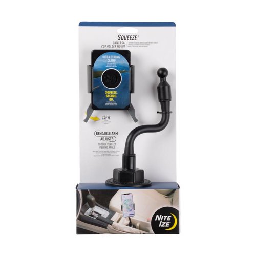 Nite Ize Black Cup Cell Phone Holder For Universal