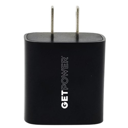 GetPower Black Plug-In USB PD Charger For Universal