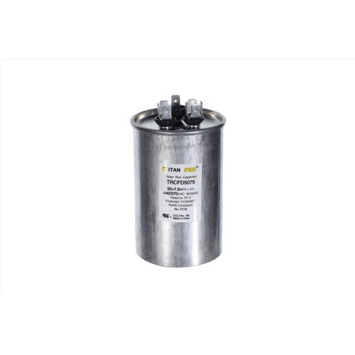 Titan Pro 50+7.5 MFD 440 V Round Run Capacitor