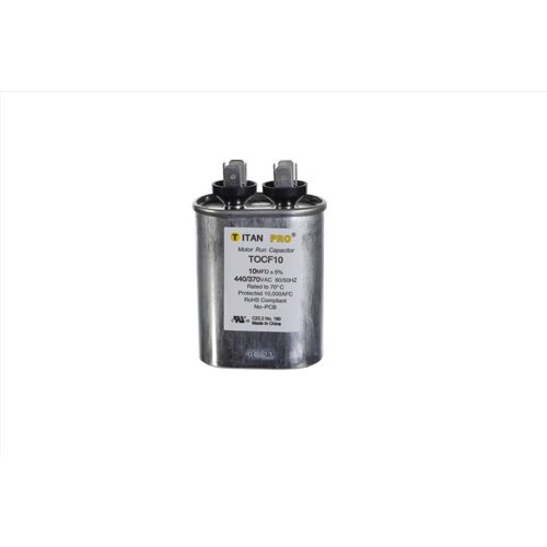 Titan Pro 10 MFD 440 V Oval Run Capacitor