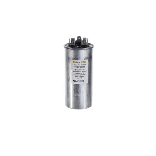 Titan Pro 30+3 MFD 440 V Round Run Capacitor