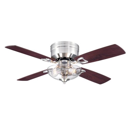 Westinghouse Hadley 42 in. Brushed Nickel Brown LED Indoor Ceiling Fan