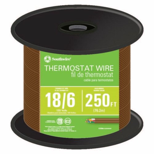 Southwire 250 ft. 18/6 Solid Copper Thermostat Wire