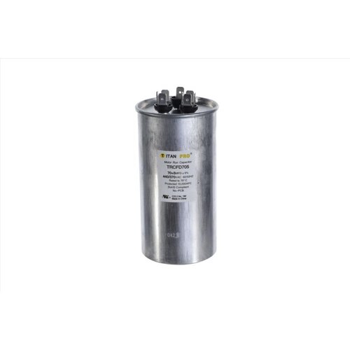 Titan Pro 70+5 MFD 440 V Round Run Capacitor