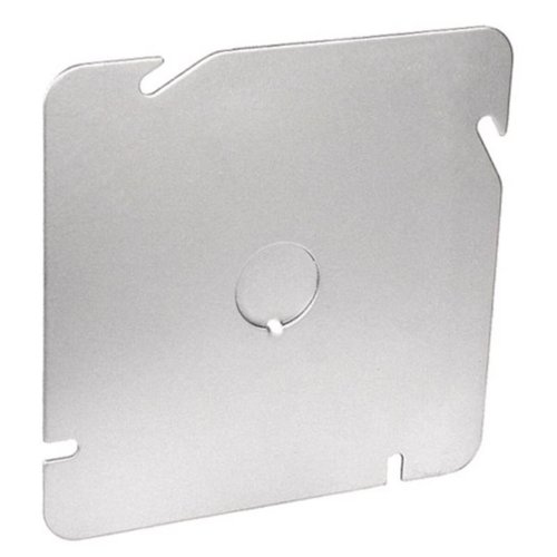 Southwire Square Steel 4-11/16 in. H Flat Box Cover