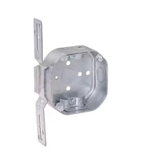 Southwire New and Old Work 14 cu in Octagon Galvanized Steel Box Mount Silver